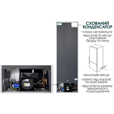 Холодильник PRIME Technics RFS 1853 MX [RFS1853MX-B] — фото 3