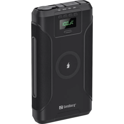 Портативна батарея Sandberg 76800mAh Survivor 7in1 DC/91W, PD/100W, Cigar Lighter/120W, QI-15W, power-through