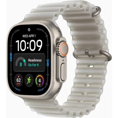 Смарт-годинник Apple Watch Ultra 4 GPS + Cellular 49mm Natural Titanium Case with Translucent Grey Ocean Band (MJAD4QI/A) [MJAD4QIA-B]