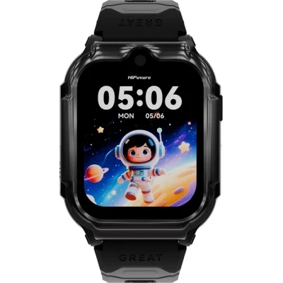 Смарт-годинник HiFuture Kidguard G1 з GPS, 4G та камерою Black Grey