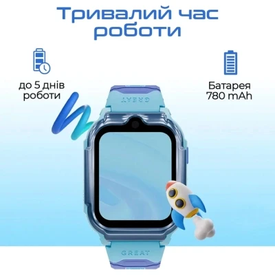 Смарт-годинник HiFuture Kidguard G1 з GPS, 4G та камерою Black Grey (KidguardG1.Black-Grey) [KidguardG1.Black-Grey-B] — фото 5