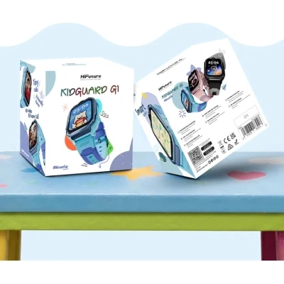 Смарт-годинник HiFuture Kidguard G1 з GPS, 4G та камерою Black Grey (KidguardG1.Black-Grey) [KidguardG1.Black-Grey-B] — фото 7