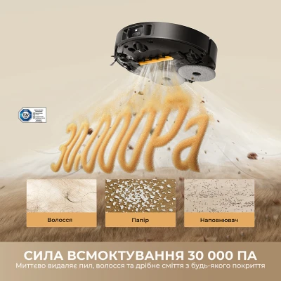 Пилосос Dreame Bot L50s Pro Ultra White (RLL88HE-Wh) [RLL88HE-Wh-B] — фото 11