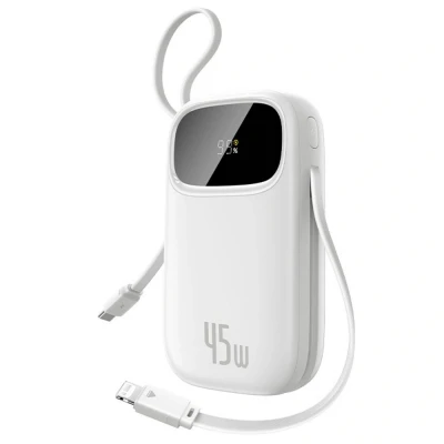 Портативная батарея Baseus 10000mAh EnerFill FC31 Qpow 3 45W PD/3.0 QC/4.0 White