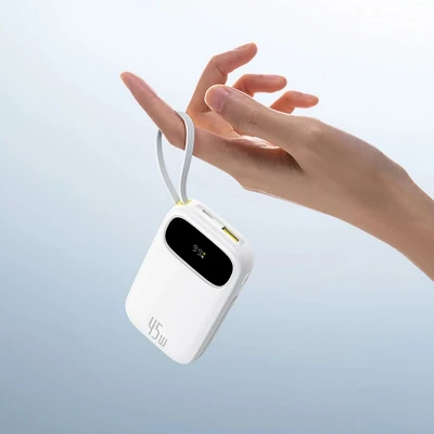 Портативная батарея Baseus 10000mAh EnerFill FC31 Qpow 3 45W PD/3.0 QC/4.0 White (E0028C01) [E0028C01-B] — фото 7