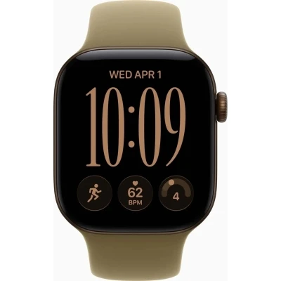 Смарт-часы Apple Watch Series 12 GPS 46mm Dark Bronze Aluminium Case with Olive Sport Band - S/M (MJEQ4RK/A) [MJEQ4RKA-B] — фото 2