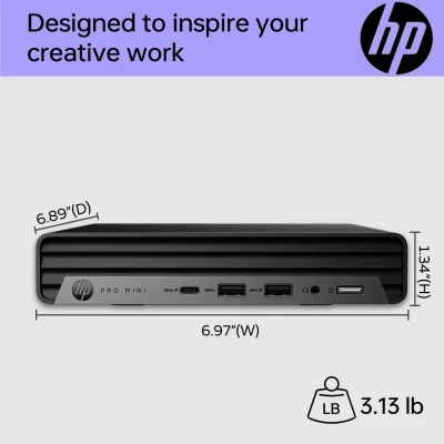 Компьютер HP Pro 400 G9 Mini RAM 8 (884V0EA-B) — фото 7