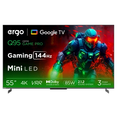 Телевизор Ergo 55MQ95 Game PRO [55MQ95GamePRO-B]