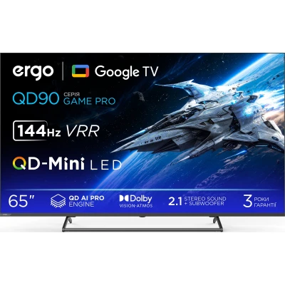 Телевізор Ergo 65MQD90 Game PRO [65MQD90GamePRO-B]