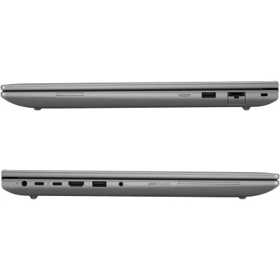Ноутбук HP ZBook X G1i 1920x1200 (WUXGA) Intel Core Ultra 9 285H (1.0 - 5.4 ГГц) RAM 64 / SSD сріблястий (B30HXES-B) — фото 4