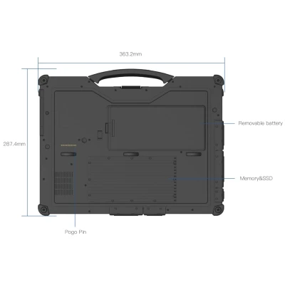 Ноутбук Vinga Scout X14M 1920х1080 (FullHD) Intel Core Ultra 7 155H (1.4 - 4.8 ГГц) RAM 32 / SSD чорний (X14M-155H321024B-B) — фото 12