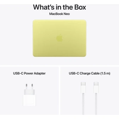 Ноутбук Apple MacBook Neo A3404 2408 x 1506 (Liquid Retina) Apple A18 Pro RAM 8 / SSD рожевий (MHFH4UAA-B) — фото 10