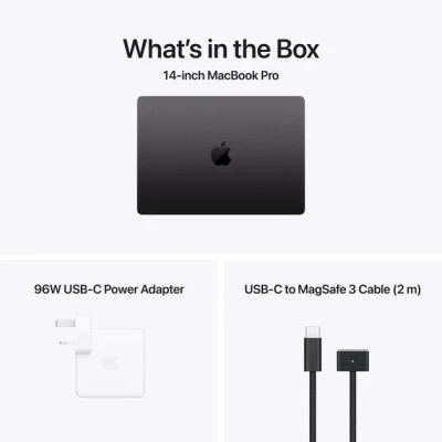 Ноутбук Apple MacBook Pro 14 A3427 M5 Max Space Black 3024x1964 (Liquid Retina XDR) Apple M5 Max (4.61 ГГц) RAM 36 / SSD темно-сірий (MGDU4UAA-B) — фото 9