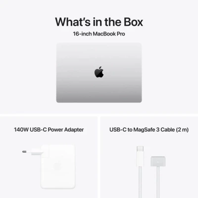 Ноутбук Apple MacBook Pro 16 A3429 M5 Max Silver 3456x2234 (Liquid Retina XDR) Apple M5 Max (4.61 ГГц) RAM 36 / SSD сріблястий (MGE74UAA-B) — фото 9
