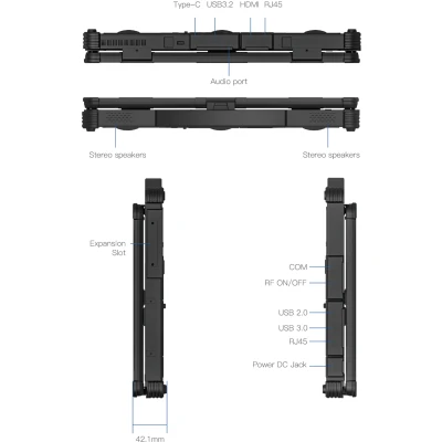 Ноутбук Vinga Scout X14M 1920х1080 (FullHD) Intel Core Ultra 7 155H (1.4 - 4.8 ГГц) RAM 32 / SSD чорний (X14M-155H321024BWP-B) — фото 11