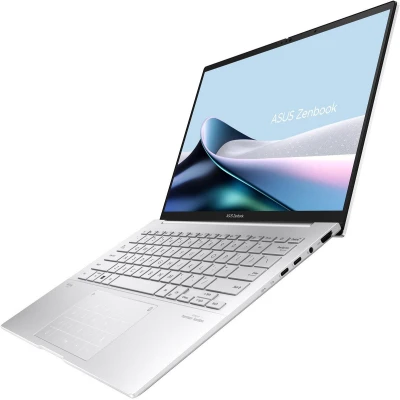 Ноутбук ASUS Zenbook 2880x1800 (Retina) Intel Core Ultra 5 225H (1.3 - 4.9 ГГц) RAM 16 / SSD сріблястий (90NB14W2-M01V90-B) — фото 4