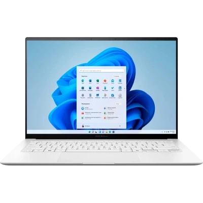 Ноутбук ASUS Zenbook S 14 UX5406AA-SW078W 2880x1800 (WQXGA ) Intel Core Ultra 9 386H (1.6 - 4.90 ГГц) RAM 32 / SSD білий (90NB16Q2-M00810-B)