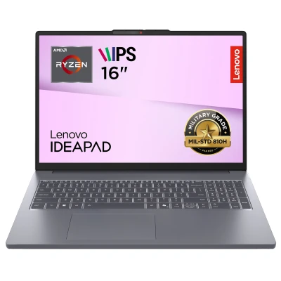 Ноутбук Lenovo IdeaPad Slim 3 16ARP10 1920x1200 (WUXGA) AMD Ryzen 7 170 RAM 24 / SSD сірий (83K800EGRA-B)