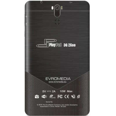 Планшет EvroMedia PLAY PAD 3G 2Goo [PLAYPAD3G2Goo-B] — фото 2