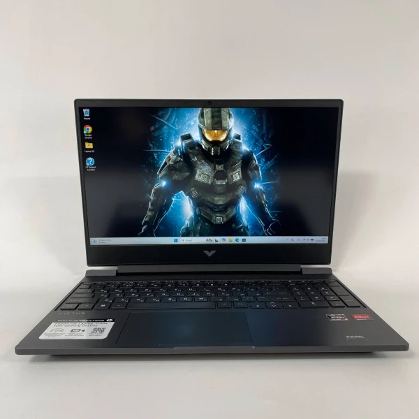Ноутбук HP Victus 15.6″ AMD Ryzen 5 7535HS RAM 16 / 512 SSD Сірий (а-3091-L) Б/У