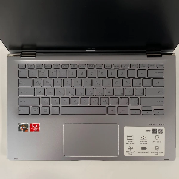 Ноутбук Asus Zenbook 2in1 14″ AMD Ryzen 5 3500U RAM 8 / 256 SSD Сірий (q-274-L) Б/В — фото 4