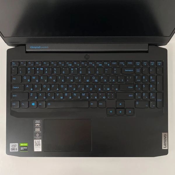 Ноутбук Lenovo IdeaPad 15.6″ Intel Core i5-10300H RAM 16 / 512 SSD Чорний (а-3151-L) Б/В — фото 3