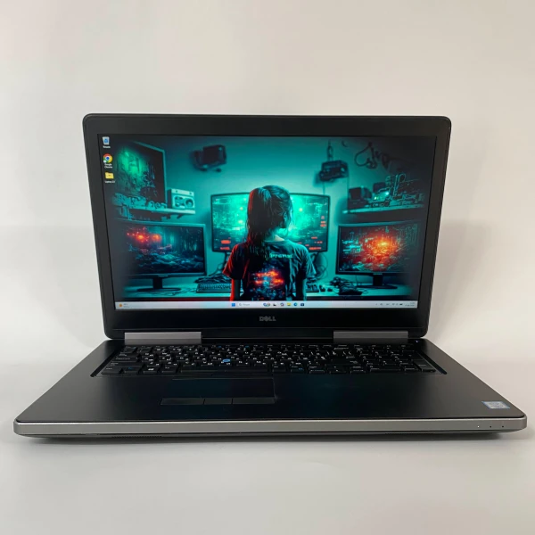 Ноутбук Dell Precision 7710 17.3″ Intel Core i7-6820HQ RAM 16 / 128 SSD Чорний (а-2941-L) Б/У