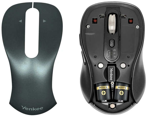 комп'ютерна Yenkee YMS 2010BK Dual mode WL mouse GYRO Black [45025343-Y] — фото 4