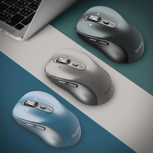 комп'ютерна Yenkee YMS 2010BK Dual mode WL mouse GYRO Black [45025343-Y] — фото 6