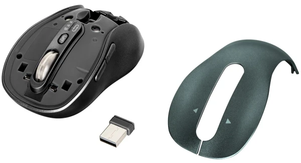 комп'ютерна Yenkee YMS 2010BK Dual mode WL mouse GYRO Black [45025343-Y] — фото 9