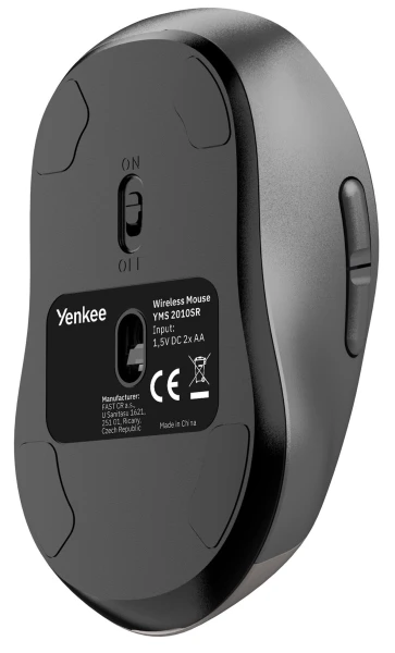 комп'ютерна Yenkee YMS 2010SR Dual mode WL mouse GYRO Graphite [45025341-Y] — фото 3
