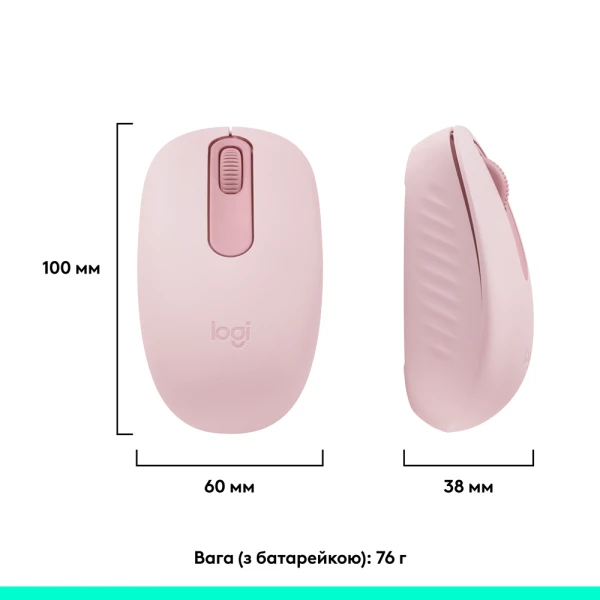 Logitech M196 Bluetooth Rose (L910-007461) [910-007461-Y] — фото 5