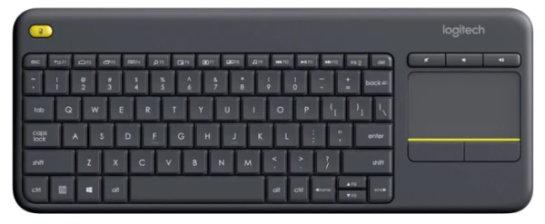 Logitech Wireless Touch K400 Plus, US, Black