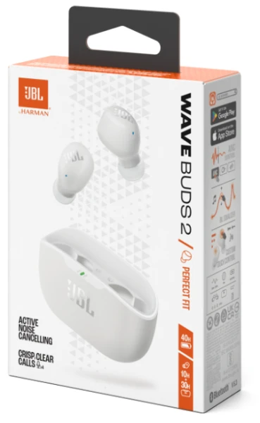 Навушники JBL WAVE BUDS 2 White (JBLWBUDS2WHT) [JBLWBUDS2WHT-Y] — фото 10