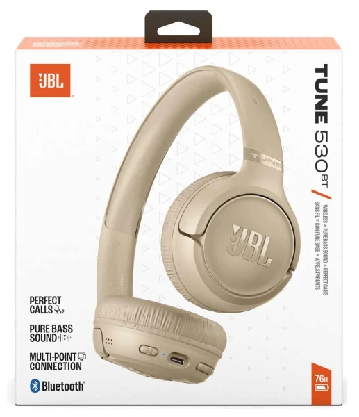 Навушники JBL TUNE 530BT Beige (JBLT530BTBEGEU) [JBLT530BTBEGEU-Y] — фото 6