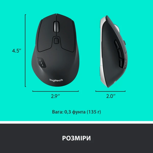 Logitech M720 Triathlon Mouse 910-004791 [910-004791-Y] — фото 5