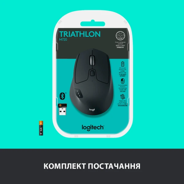 Logitech M720 Triathlon Mouse 910-004791 [910-004791-Y] — фото 6