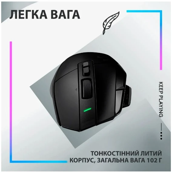 Logitech G502 X LIGHTSPEED Black (910-006180) [910-006180-Y] — фото 6