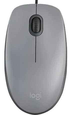 Logitech M110 Silent-MID GRAY-USB-AKOYA [910-006760-Y]