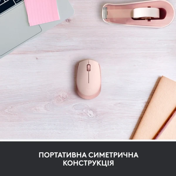 компьютерная Logitech M171 Wireless Mouse, Rose — фото 2