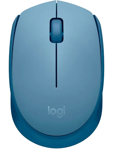 Logitech M171 Wireless Mouse Blue Grey [910-006866-Y]