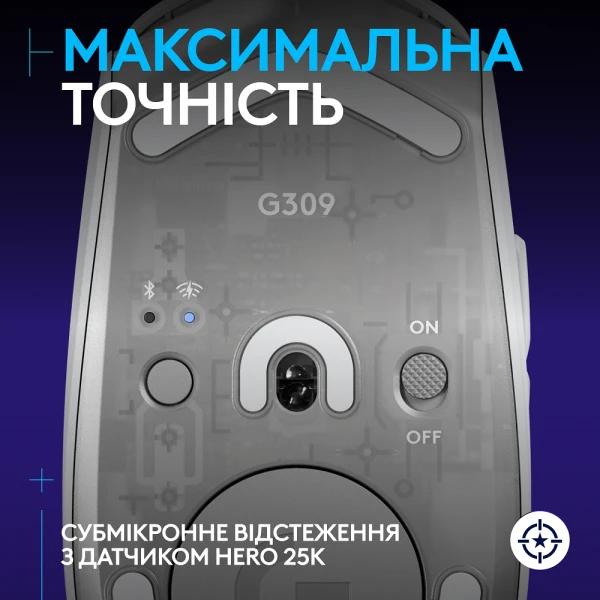 Logitech G309 LIGHTSPEED White (910-007207) [910-007207-Y] — фото 7