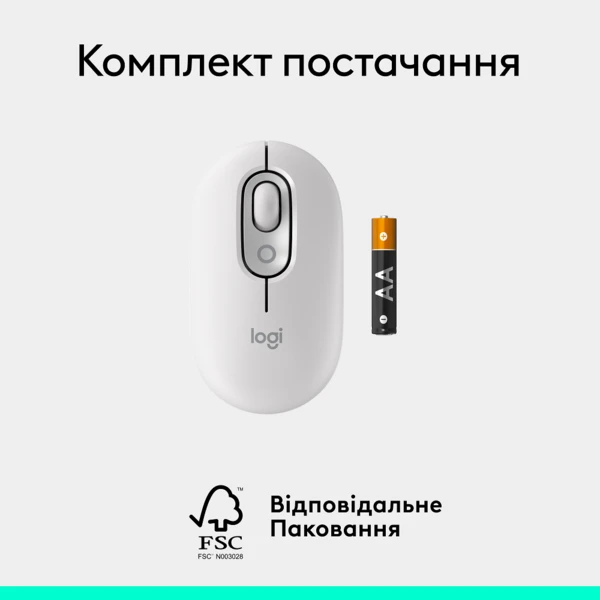 Logitech POP with emoji Offwhite (L910-007411) [910-007411-Y] — фото 6