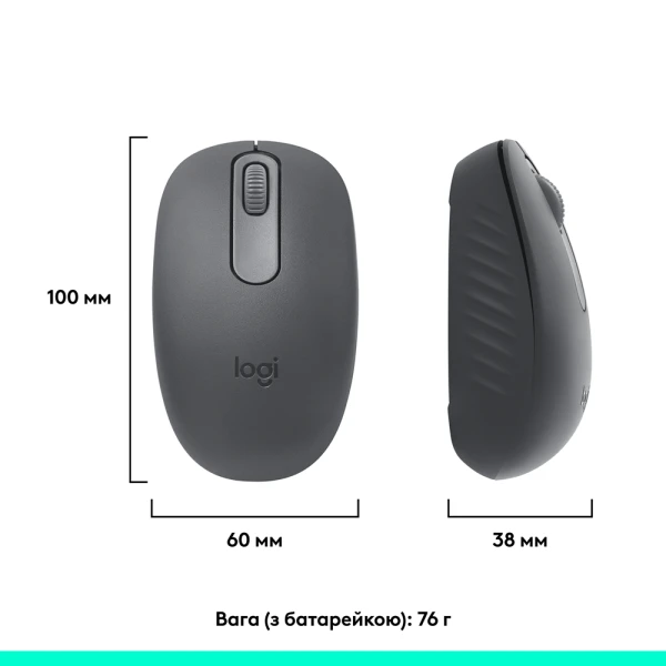 Logitech M196 Bluetooth Graphite (L910-007459) [910-007459-Y] — фото 9