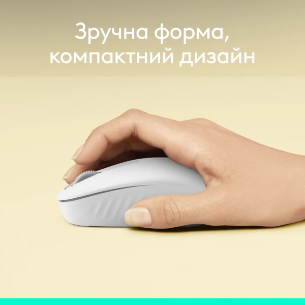 Logitech M196 Bluetooth Off White — фото 2