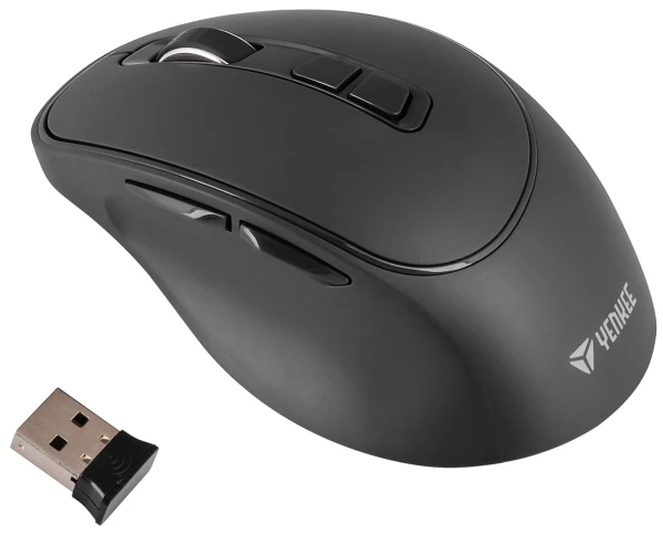 комп'ютерна Yenkee YMS 2080GY WL rechargable mouse SLIDER Black [45019322-Y] — фото 2