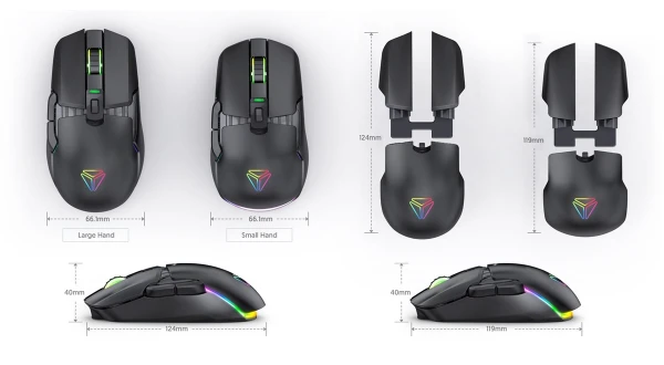 комп'ютерна Yenkee YMS 3600BK MARKSMAN Gaming Mouse Black [45021055-Y] — фото 4