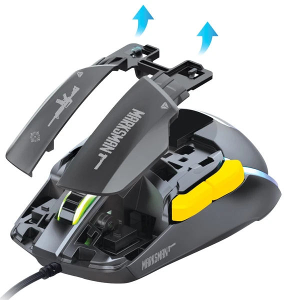 комп'ютерна Yenkee YMS 3600BK MARKSMAN Gaming Mouse Black [45021055-Y] — фото 6