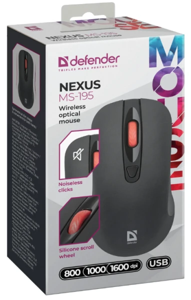 Defender Nexus MS-195 Black (52195) [52195-Y] — фото 4