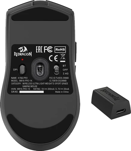 Redragon M916-PRO-4K K1NG Black (72211) [72211-Y] — фото 10